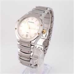 Accutron Bulova Gent's Watch 28B73 Two-Tone 37mm 100m Stainless Steel